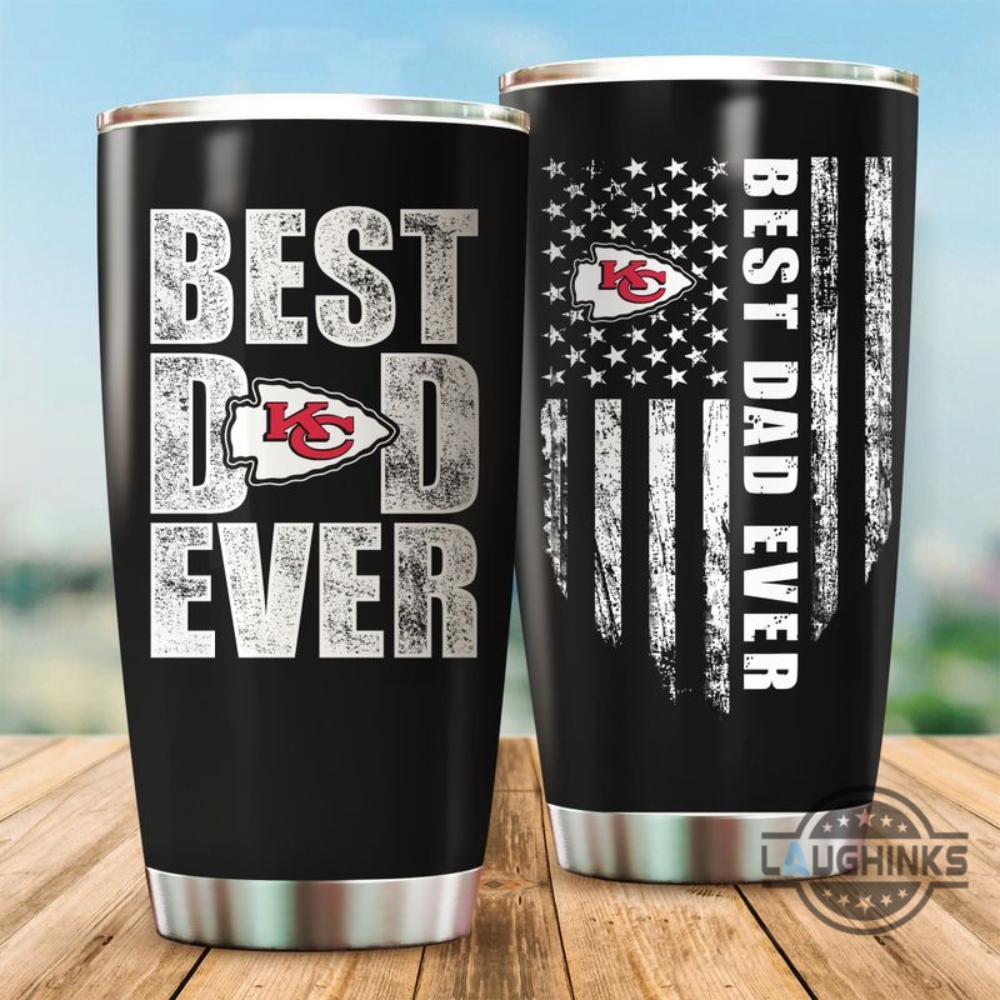 Best Dad Ever Kc Chiefs Tumbler