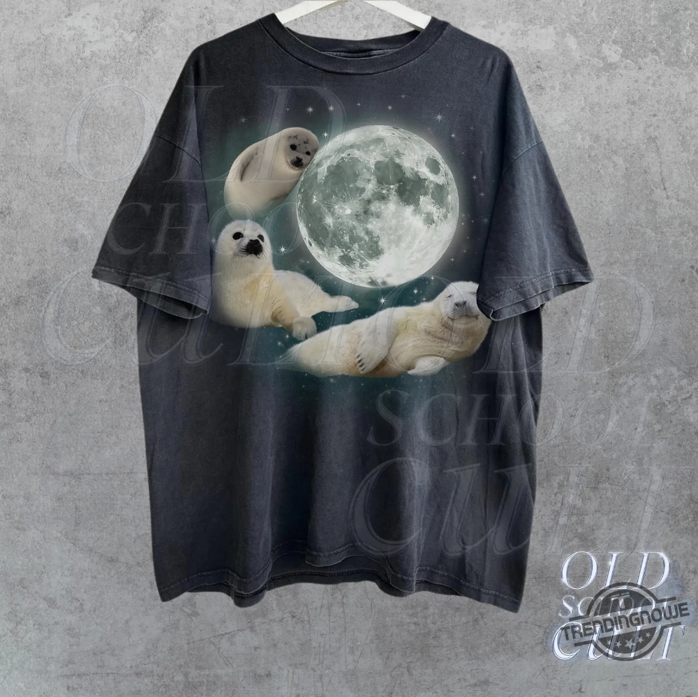 Old School Dog Moon Three Baby Sea Shirt 7 Old School Dog Moon Three Baby Sea Shirt