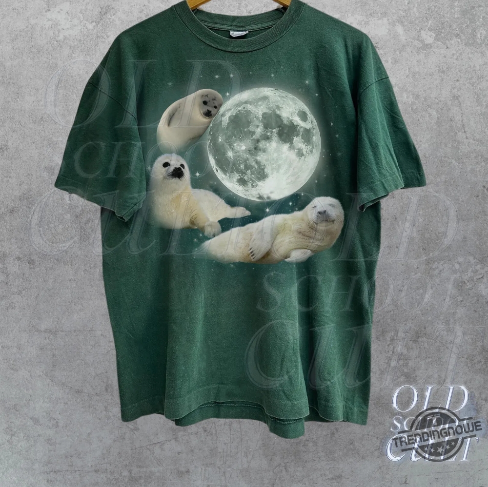 Old School Dog Moon Three Baby Sea Shirt 9 Old School Dog Moon Three Baby Sea Shirt