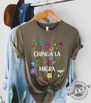 Chinga La Migra Anti Trump Shirt giftyzy 2