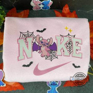 nike stitch and angel halloween embroidered sweatshirt t shirt hoodie