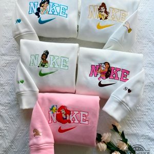 disney princesses embroidered sweatshirt t shirt hoodie