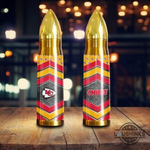 nfl kansas city chiefs brick wall bullet tumbler