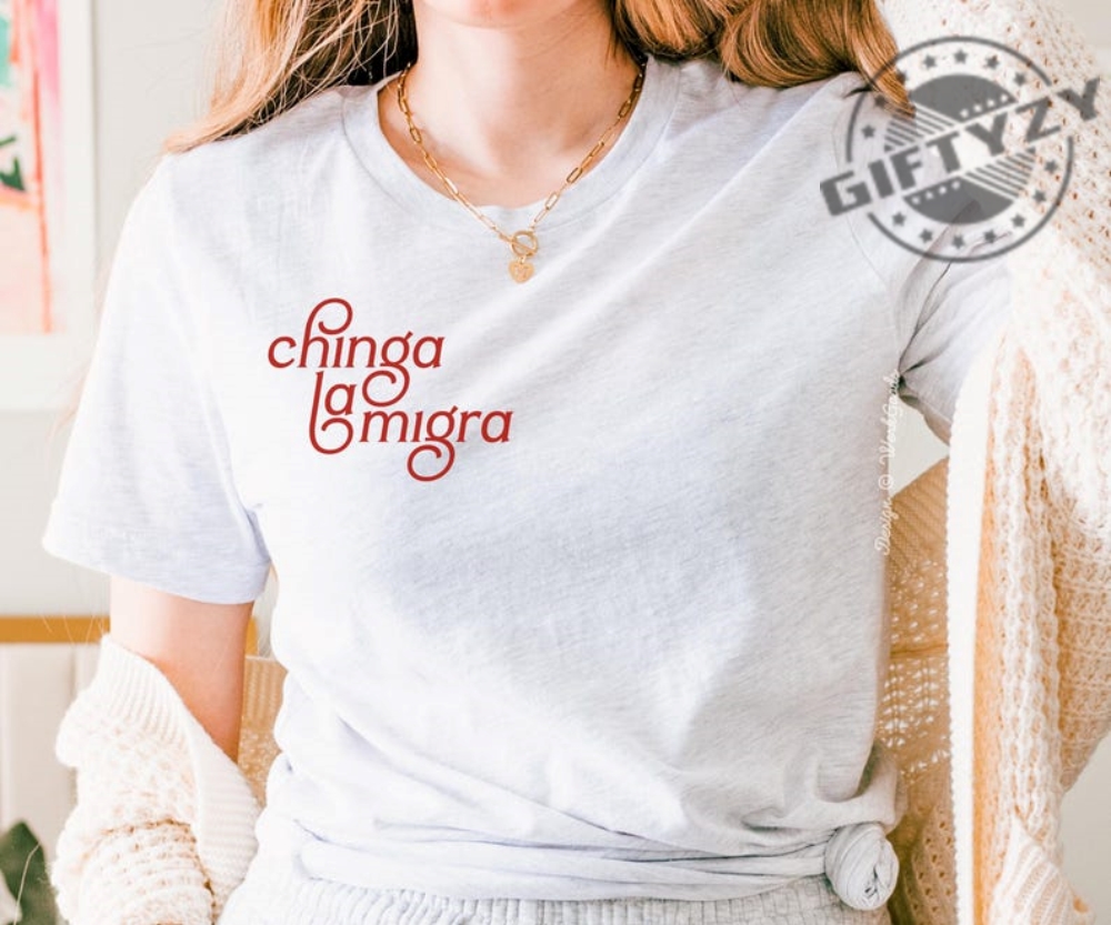 Chinga La Migra Abolish Ice Immigration Tshirt