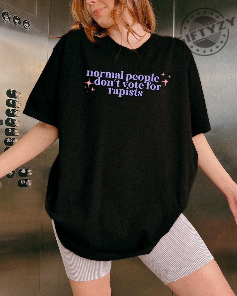 Normal People Dont Vote For Rapists Tee Liberal Activist Shirt