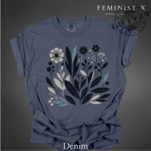 Subtle Fuck Fascism Minimalist Flower Shirt giftyzy 3