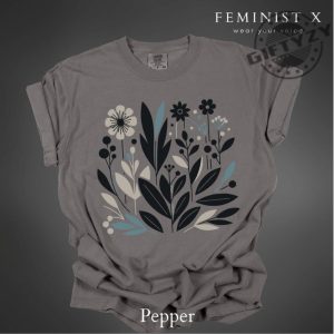 Subtle Fuck Fascism Minimalist Flower Shirt giftyzy 7