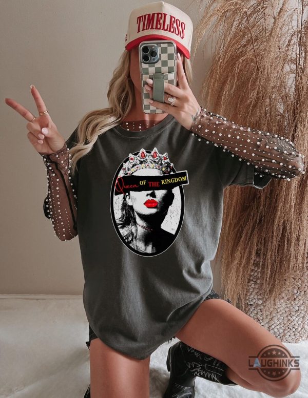 queen of the kingdom taylor swift kc chiefs shirt