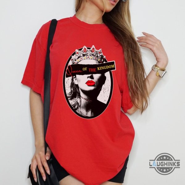 queen of the kingdom taylor swift kc chiefs shirt