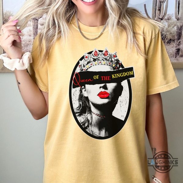 queen of the kingdom taylor swift kc chiefs shirt