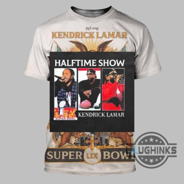 kendrick lamar super bowl lix 2025 halftime shirt