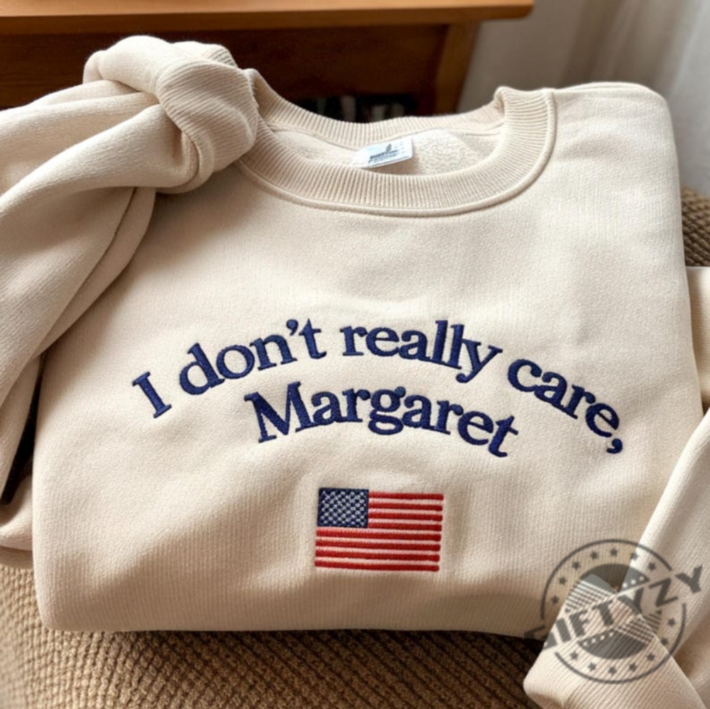 Embroidered I Dont Really Care Margaret Vice President Vance Republican Shirt