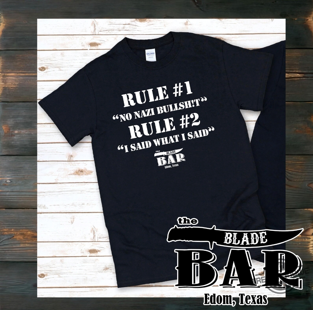 Rule 1 No Nazi Bullshit Shirt 7 Rule 1 No Nazi Bullshit Shirt