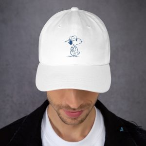 snoopy joe cool embroidered baseball hat