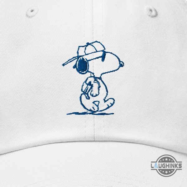 snoopy joe cool embroidered baseball hat