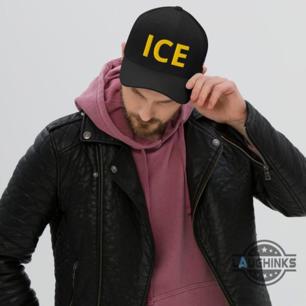 ice hat us immigration and customs enforcement agency embroidered baseball cap