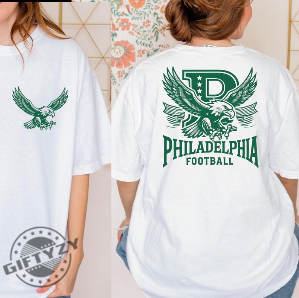 Philadelphia Football Eagles Vintage Shirt giftyzy 1