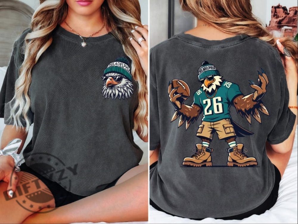 Philadelphia Fan Sports Gifts Back And Front Mascot Vintage Shirt