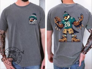 Philadelphia Fan Sports Gifts Back And Front Mascot Vintage Shirt giftyzy 5