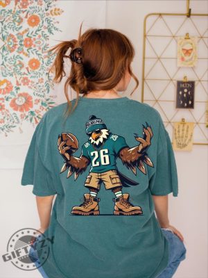 Philadelphia Fan Sports Gifts Back And Front Mascot Vintage Shirt giftyzy 6