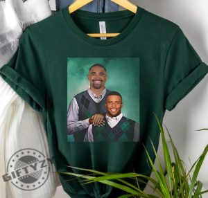 Philadelphia Football Jalen Hurts Saquon Barkley Step Brothers Poster Tshirt giftyzy 3