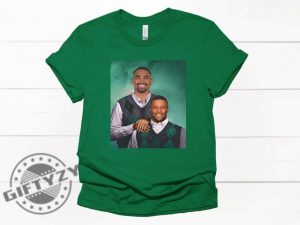 Philadelphia Football Jalen Hurts Saquon Barkley Step Brothers Poster Tshirt giftyzy 5