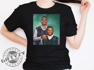 Philadelphia Football Jalen Hurts Saquon Barkley Step Brothers Poster Tshirt giftyzy 6