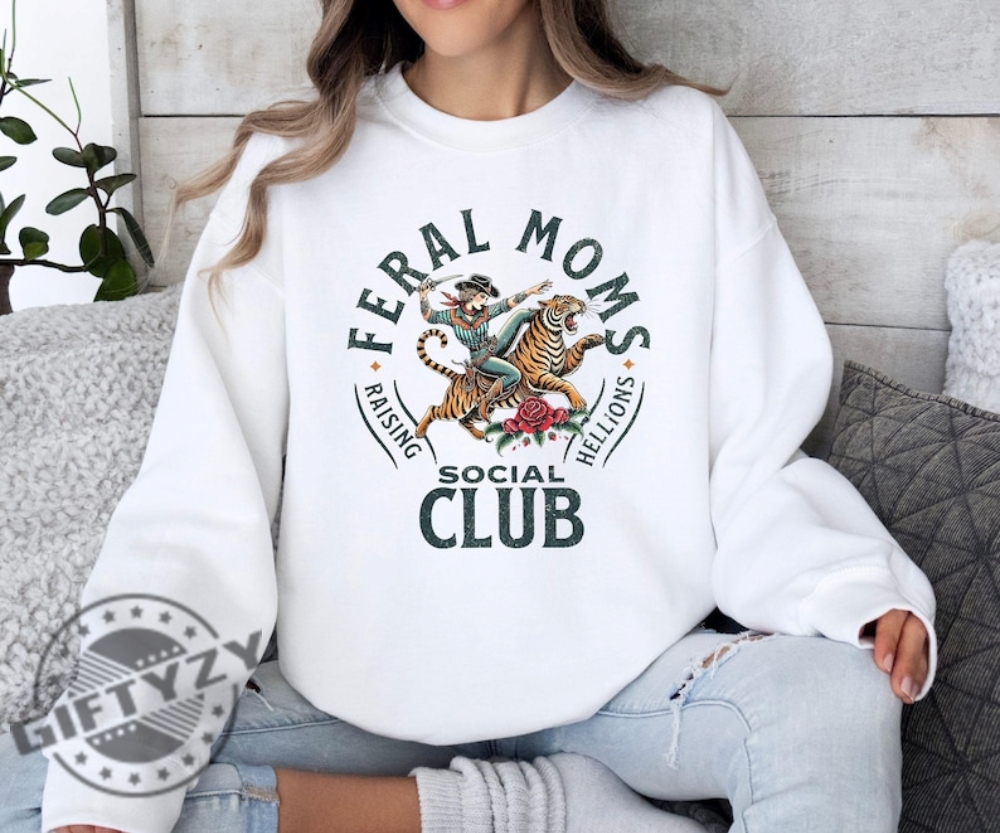 Feral Moms Social Club Tshirt