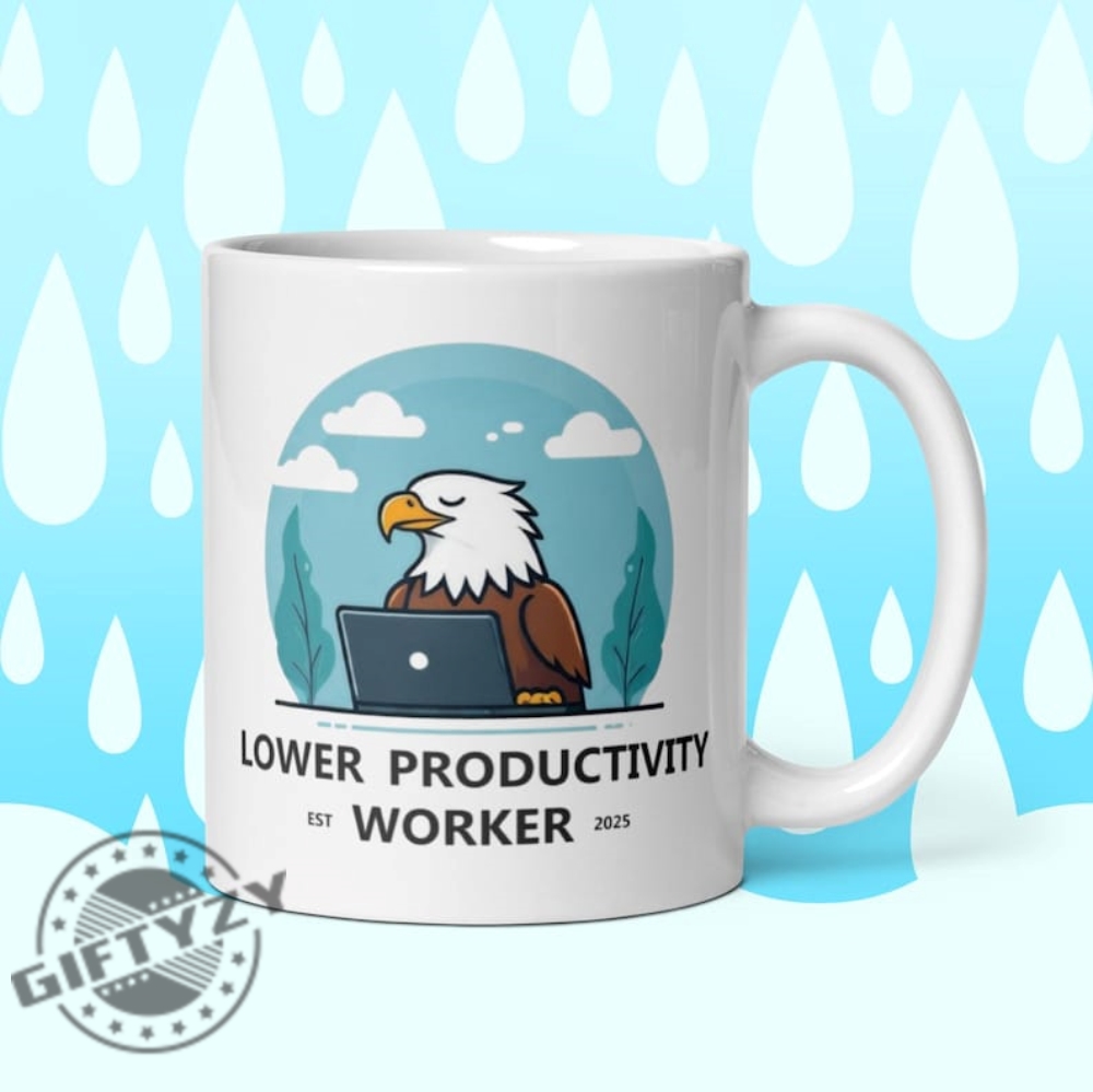 Lower Productivity Worker American Bald Eagle Mug