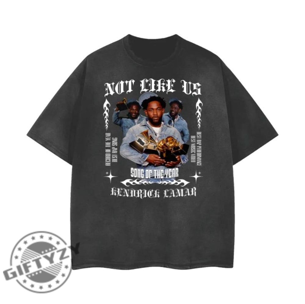 Kendrick Lamar 5X Grammy Winner Not Like Us Tee