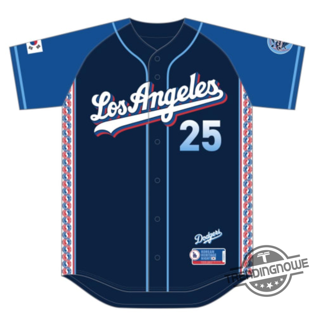 "Exclusive 2025 Dodgers Heritage Jerseys & Nationals Harry Potter Giveaway" 2 Los Angeles Dodgers Korean Heritage Jersey 2025 Giveaways