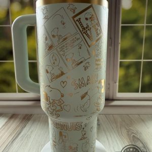 peanuts woodstock charlie brown snoopy valentines engraved stanley cup 40oz dupe laughinks 3