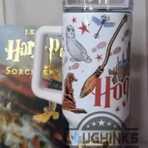 hp 40oz tumbler cup dupe with handle wizardly world