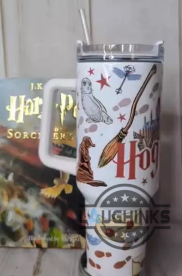 hp 40oz tumbler cup dupe with handle wizardly world