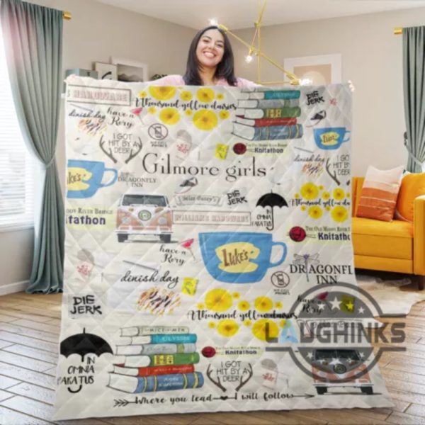 gilmore girls quilt blanket