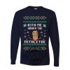 Ugly Christmas Kith Me Under The Mithletoe Tyson Lips Mike Tyson Tshirt Hoodie Sweatshirt Tee Gift For Him Her Unique New revetee 1