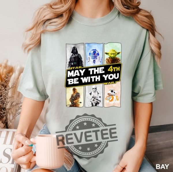 Star Wars May The 4Th Be With You Shirts Hoodie Sweatshirt Tee Gift For Him Her Disney Star War Tshirt Sweater Unique revetee 1