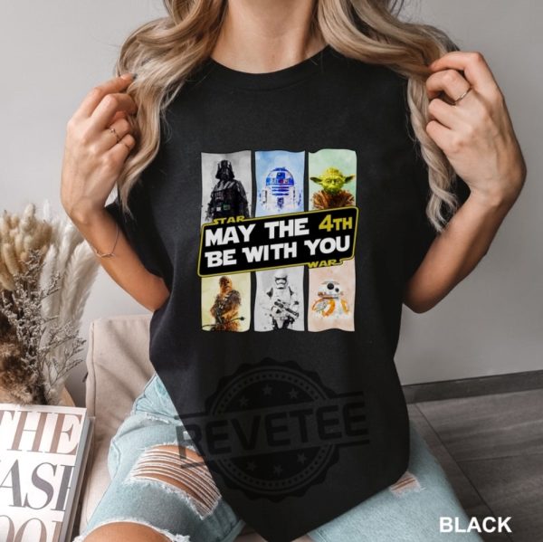 Star Wars May The 4Th Be With You Shirts Hoodie Sweatshirt Tee Gift For Him Her Disney Star War Tshirt Sweater Unique revetee 1 1
