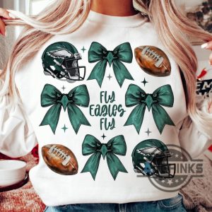 fly eagles fly bow philadelphia eagles shirt