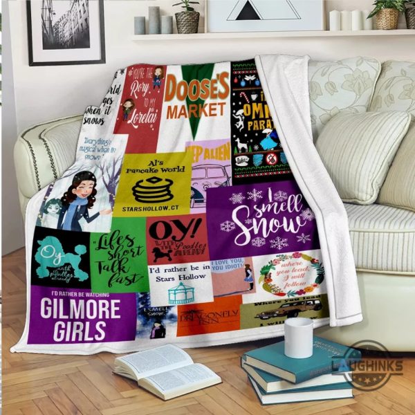 gilmore girls tv series fleece sherpa blanket