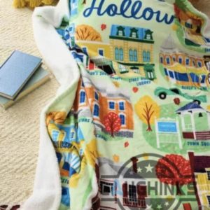 gilmore girls stars hollow map fleece blanket