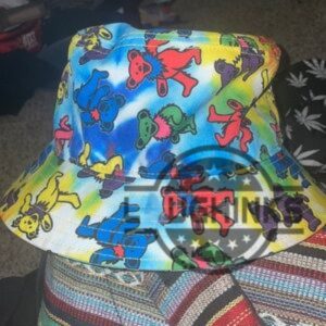 multicolor grateful dead bucket hat replica