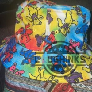 multicolor grateful dead bucket hat replica