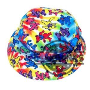 multicolor grateful dead bucket hat replica