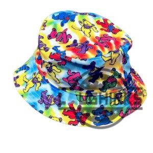 multicolor grateful dead bucket hat replica