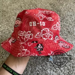 reyn spooner ohio state buckeyes floral bucket hat replica