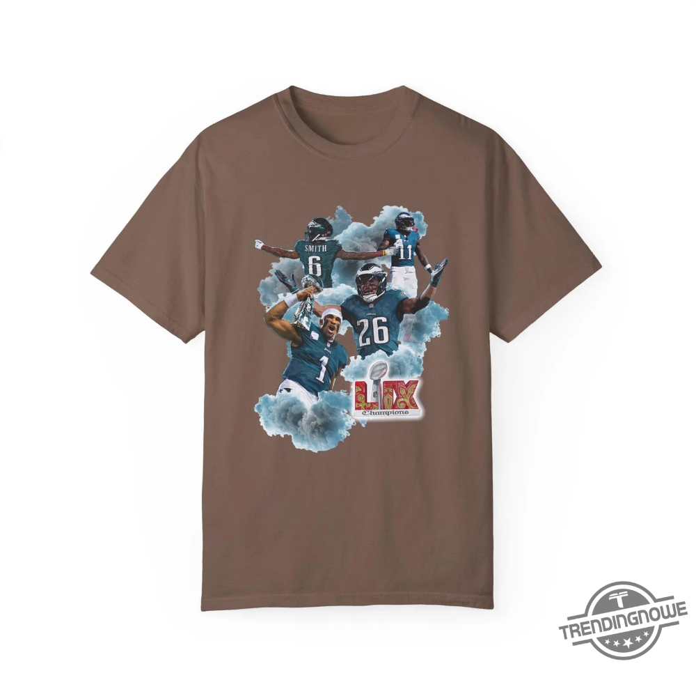Philadelphia Eagles Super Bowl Lix 2025 Champions Shirt 9 Philadelphia Eagles Super Bowl LIX 2025 Champions Shirt
