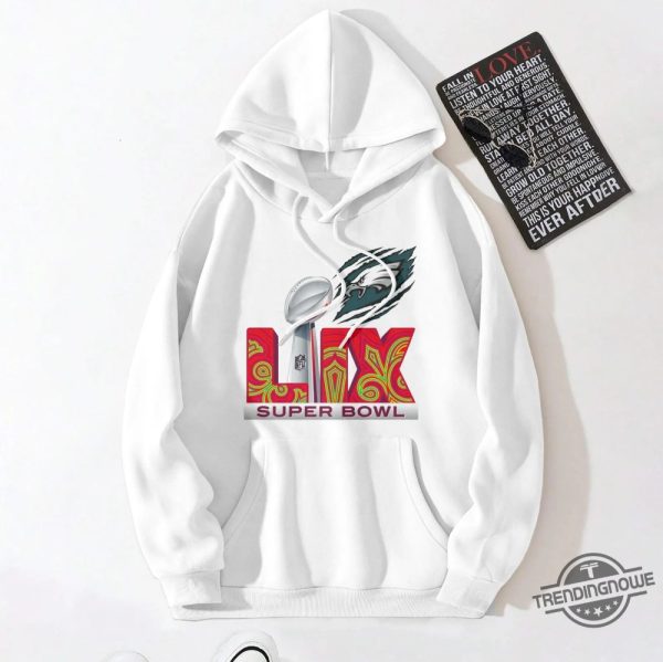 2025 Super Bowl Champions Eagles Hoodie trendingnowe 1