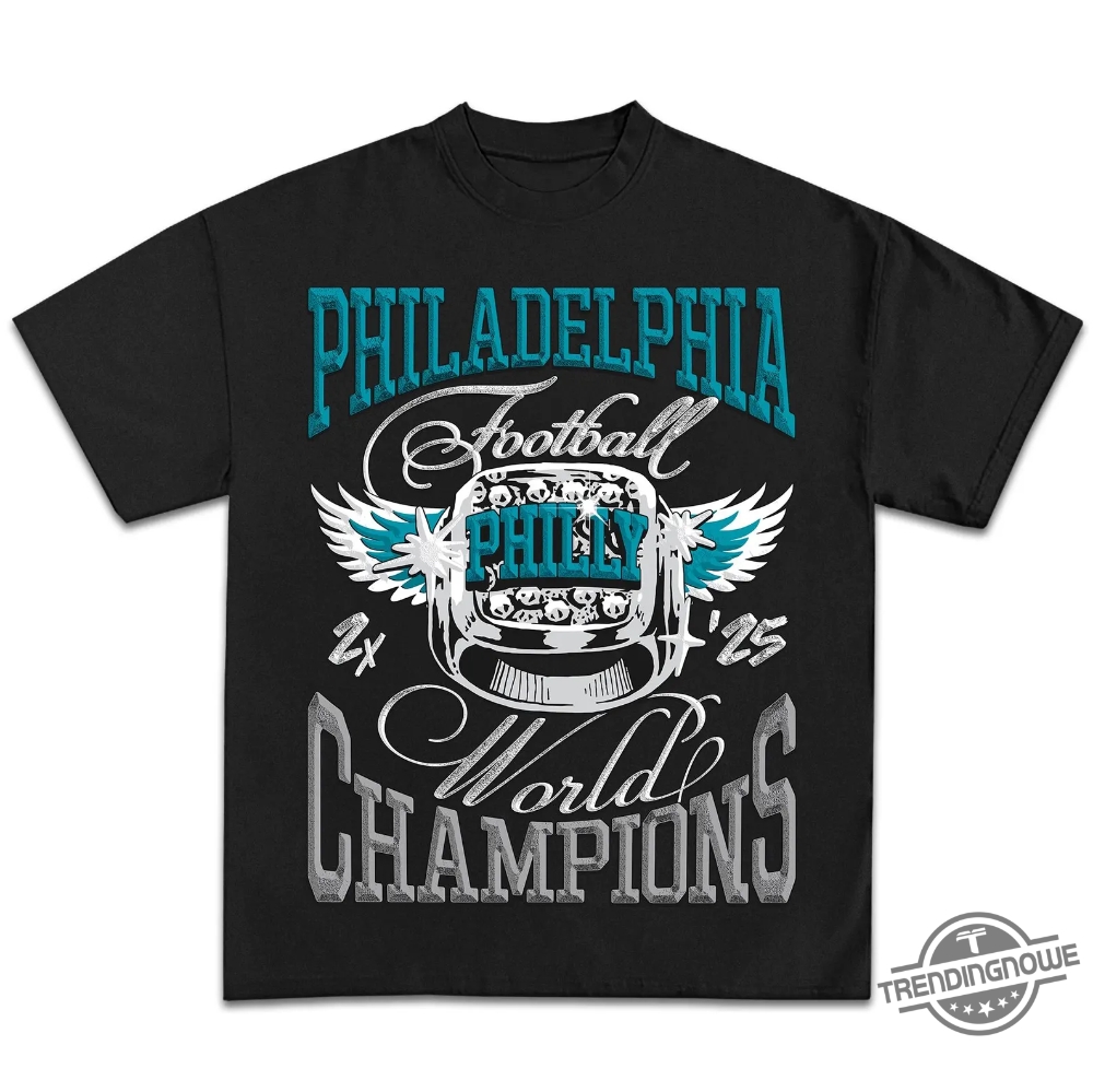 Philadelphia Eagles World Championship 2025 Ring Shirt 8 Philadelphia Eagles World Championship 2025 Ring Shirt