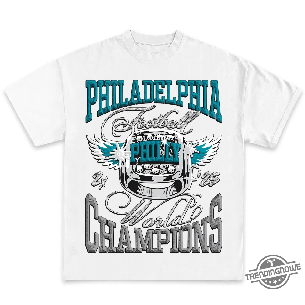 Philadelphia Eagles World Championship 2025 Ring Shirt 9 Philadelphia Eagles World Championship 2025 Ring Shirt